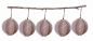 Preview: Casalanas Christbaumschmuck, rote 3D Kugel, 8x8 cm, rot-weiß, Art.-Nr. 3368