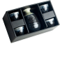 Preview: Edo Japan, Sake Japanese Set, Beige/Schwarz, 5Stk, 260 ml +50 ml, Art.-Nr. 6040115