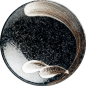 Preview: Edo Japan, Plate Ansen, Black-Brown, Ø 25.5x3 cm, Item No. 6040237