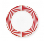 Preview: Pip Studio, Teller, Royal Stripes Dunkelrosa, Ø 21 cm, Art.-Nr.51.001.345