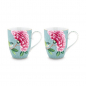 Preview: Pip Studio, Tassenset, Blushing Birds Blue, 350 ml, Art.-Nr. 51.002.196