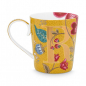 Preview: Pip Studio, Tasse, Alphabet Mug Blushing Birds Yellow R, 350 ml, Art.-Nr. 51.002.267
