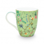 Preview: Pip Studio, Tasse, Jolie Flowers Green, 350 ml, Art.-Nr. 51.002.297