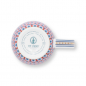 Preview: Pip Studio, Tasse,Flower Festival Scallop Rot-Hellblau, 145 ml, Art.-Nr. 51.002.306