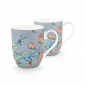 Preview: Pip Studio, Mug Set Small, Flower Festival, Light Blue, 145 ml, Art.-Nr. 51.002.312