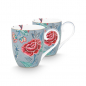 Preview: Pip Studio, Tassenset XL, Flower Festival, Hellblau, 450 ml, Art.-Nr. 51.002.314