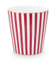 Preview: Pip Studio, Becher klein ohne Ohr, Royal Stripes Dunkelrosa, 230 ml, Art.-Nr. 51.002.382