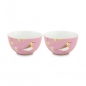 Preview: Pip Studio, Schalenset, Early Bird Pink, Ø 15 cm, Art.-Nr. 51.003.145
