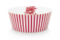 Preview: Pip Studio, Schale, Royal Stripes Dunkelrosa, Ø15 cm, Art.-Nr.51.003.227