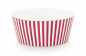 Preview: Pip Studio, Schale, Royal Stripes Dunkelrosa, Ø15 cm, Art.-Nr.51.003.227
