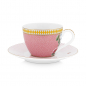 Preview: Pip Studio, Espressotasse mit Untersetzer, La Majorelle Pink,120 ml, Art.-Nr. 51.004.106
