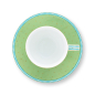 Preview: Pip Studio, Espressocup with Saucer, Jolie Gold Dots Green, 120 ml, Art.-Nr. 51.004.130
