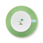 Preview: Pip Studio, Tasse mit Untersetzer, Jolie Gold Dots Green, 280 ml, Art.-Nr. 51.004.131