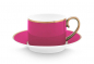 Preview: Pip Studio, Espressotasse mit Untersetzer, Pip Chique Gold-Rosa,120 ml, Art.-Nr. 51.004.156