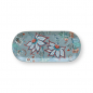 Preview: Pip Studio, Cake Tray Rectangular, Flower Festival, Light Blue, 33.3x15.5 cm, Art.-Nr. 51.018.129