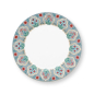 Preview: Pip Studio, Teller, Flower Festival Deco, Hellblau, Ø 21 cm, Art.-Nr. 51.001.285