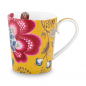 Preview: Pip Studio, Tasse, Alphabet Mug Blushing Birds Yellow X, 350 ml, Art.-Nr. 51.002.273