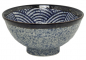 Preview: Edo Japan, Bowl Wave, Blue, Ø 13x6,5 cm, Item No. 6041008