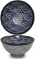 Preview: Edo Japan, Schale Wave, Blau, Ø 15,5x7,8 cm, Art.-Nr. 6041009