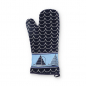 Preview: Bunzlau Castle, Ofenhandschuh, Boot, Blau, 37x20cm, Art.-Nr. 6149