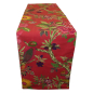 Preview: Casalanas table runner, Corallo, 180x35 cm, red, 100% cotton, handmade, item no. 5010
