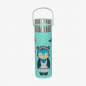 Preview: Eigenart, Leeza, Thermo Bottle, Little Animals Leo, Turquoise, incl. strainer, Art. Nr.: BZ11018