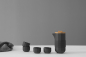 Preview: VIVA Alexander Teeset, Kanne .5 l, 2x Tassen 50ml, Holzkohle, Art.-Nr. V77245