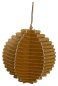 Preview: Casalanas Christbaumschmuck, goldene 3D Kugel, 8x8 cm, gold, Art.-Nr. 3290
