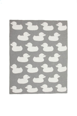 Casalanas Baby Blanket, 100% Cotton, 100 x 80 cm, Duck Design, different colors