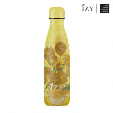 IZY Bottle, Art Collection, Thermoskanne, Van Gogh - Sunflowers, 500 ml, inkl. Geschenkbox, Art.-Nr. IZY6004