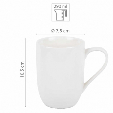Casalanas 6 Tassen Set, Sky, 290 ml, blau, Art.-Nr. 2846