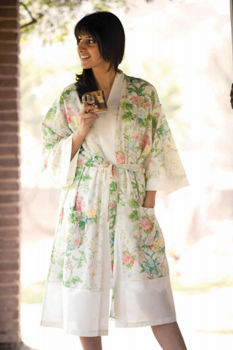 Casalanas kimono coat, Shinzen, 107x62 cm, colorful, 100% cotton, item no. 3160