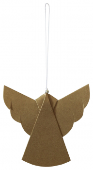 Casalanas Christmas tree decoration, golden angel, 10x10 cm, gold, item no. 3313