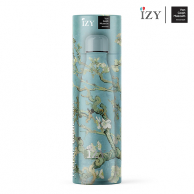 IZY Bottle, Art Collection, Thermo Bottle, Van Gogh - Almond Blossom, 500 ml, incl. giftbox, item no. IZY6001