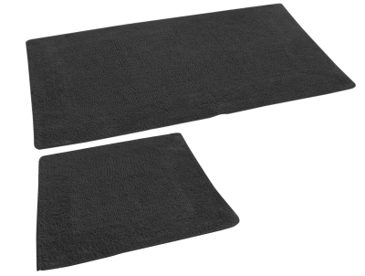 Casalanas  - Fontechiari, double-sided, solid bathmat, black,  different sizes