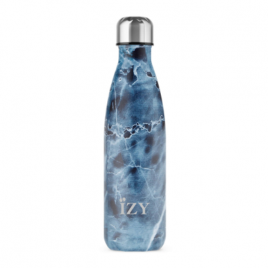 IZY Bottle, Orignal Collection, Thermo Bottle, Marble Blue, 500 ml, incl. giftbox, item no. IZY5002
