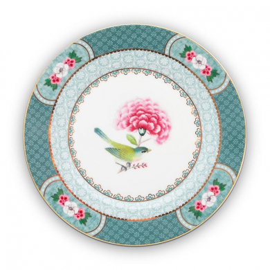 Pip Studio, Plate, Blushing Birds Blue ,Ø 17 cm, Art.-Nr. 51.001.200