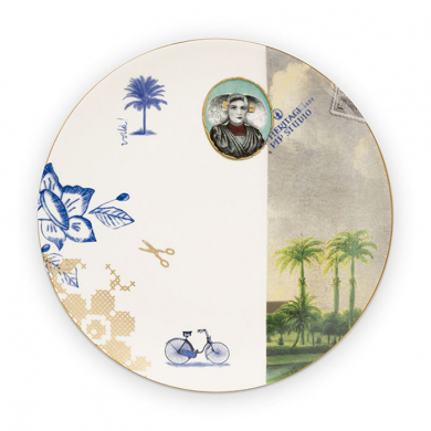 Pip Studio,Teller, Heritage Palm White, Ø 20cm, Art.-Nr. 51.001.269