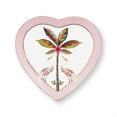 Pip Studio, Teller Set, Heart Shape, La Majorelle Dark Pink, Ø 21.5 cm, Art.-Nr. 51.001.282
