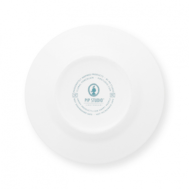 Pip Studio, Plate,Petit Four Flower Festival, Light Blue, Ø 12 cm, Art.-Nr. 51.001.283