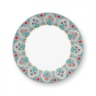 Pip Studio, Frühstücksset, Flower Festival, Hellblau, Ø 22cm, Art.-Nr. 51.020.157