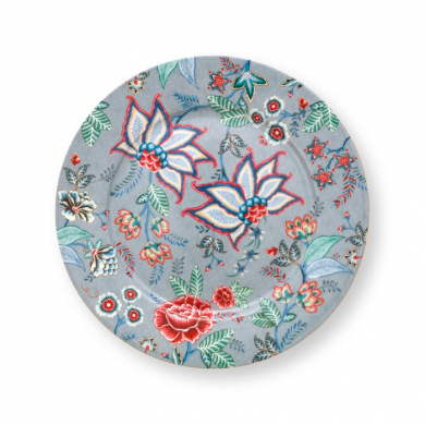 Pip Studio, Plate, Flower Festival Light Blue, Ø 32 cm, Art.-Nr. 51.001.287
