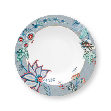 Pip Studio, Teller, Flower Festival, Hellblau, Ø 21,5 cm, Art.-Nr. 51.001.288