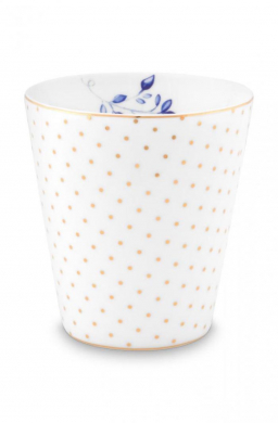 Pip Studio, Becher, Royal Dots, Weiss, 230 ml, Art.-Nr. 51.002.240