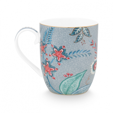 Pip Studio, Tasse, Flower Festival, Hellblau, 145 ml, Art.-Nr. 51.002.307