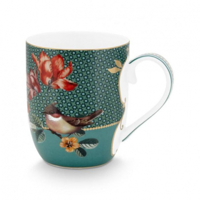 Pip Studio, Tasse klein, Winter Wonderland Vogel grün , Ø 145 ml, Art.-Nr. 51.002.330