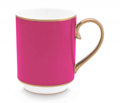 Pip Studio, Tasse groß, Pip Chique Gold-Rosa, 350 ml, Art.-Nr. 51.002.389