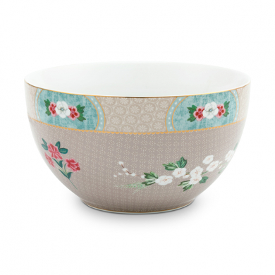 Pip Studio, Bowl, Blushing Birds Khaki, Ø 18 cm, Art.-Nr. 51.003.125