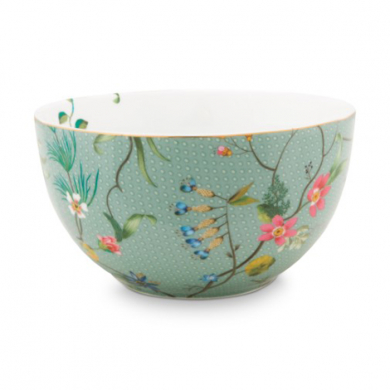 Pip Studio, Schale, Jolie Flowers Blue, Ø 12 cm, Art.-Nr. 51.003.168