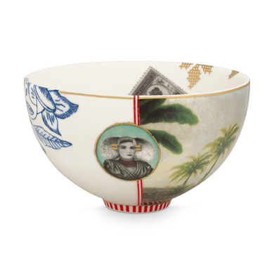 Pip Studio, Bowl, Heritage  Palm White, Ø 15 cm, Art.-Nr. 51.003.177